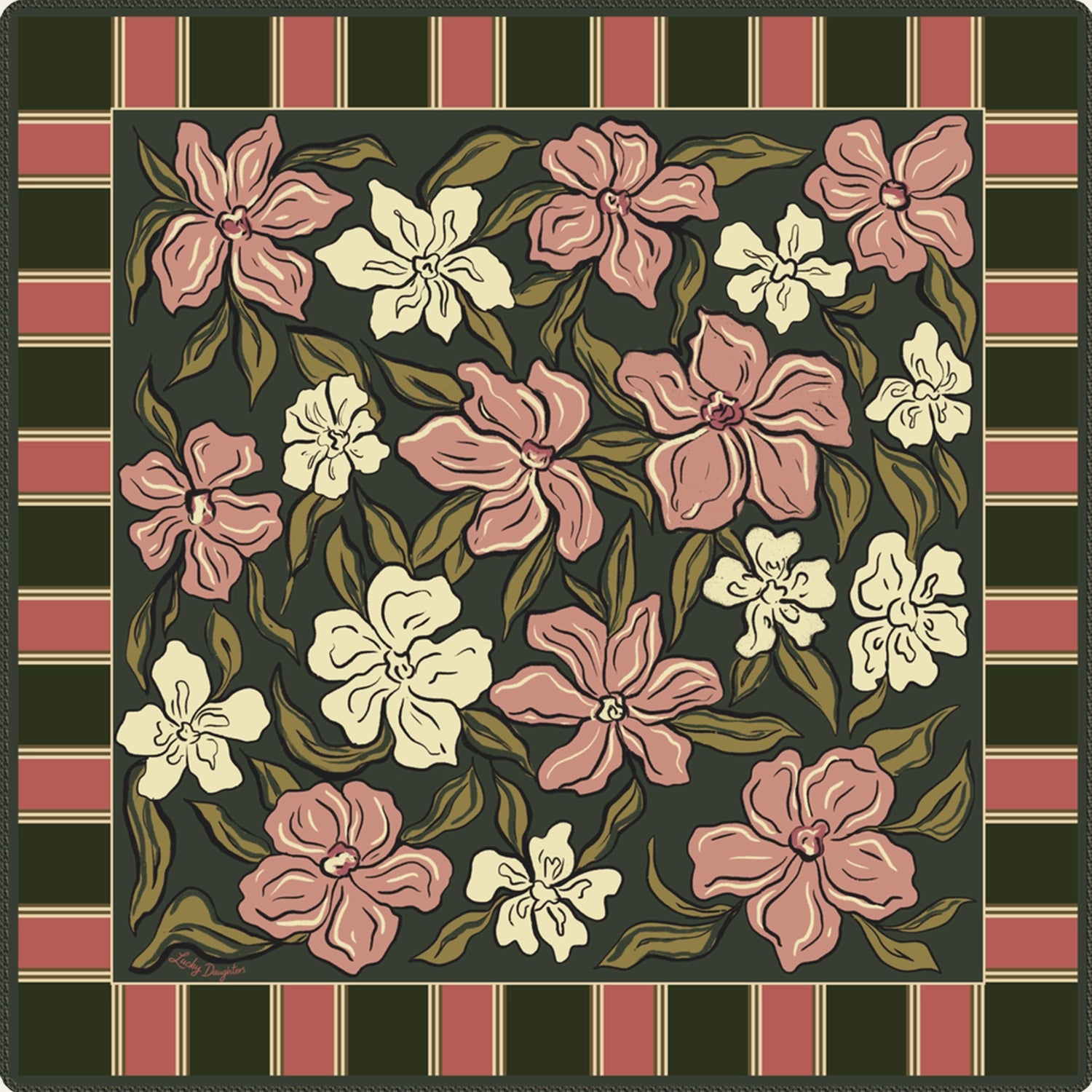 Petal Society mahjong mat by Lucky Daughters